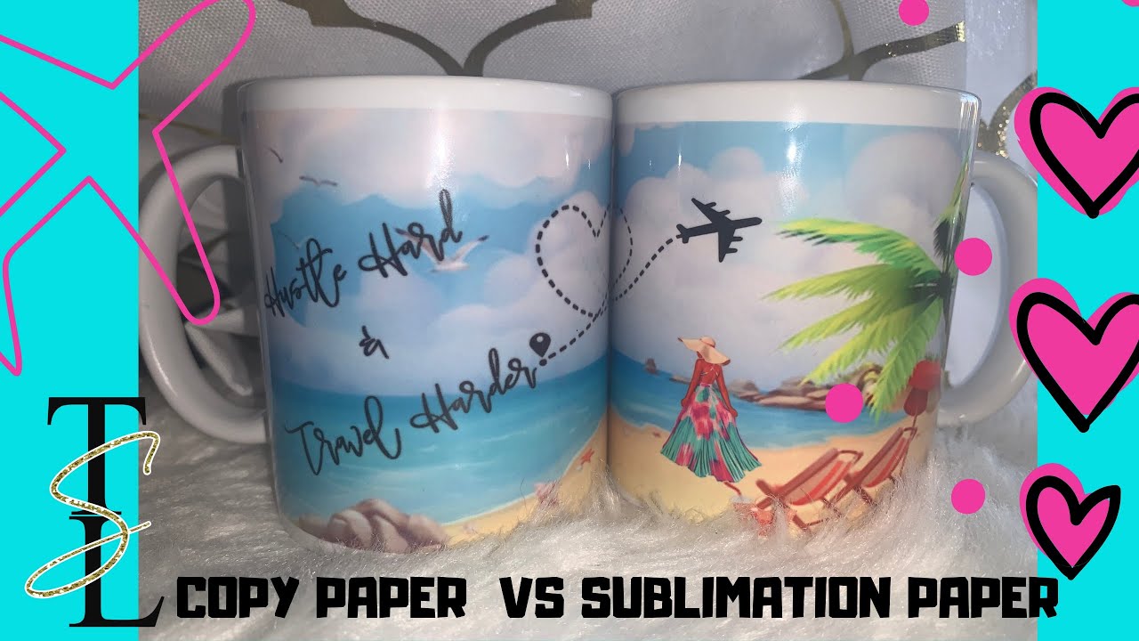 SUBLIMATION MUG: Copy Paper Vs. Sublimation Paper | EPSON WORKFORCE 7720 | Tam’s Sweet Life