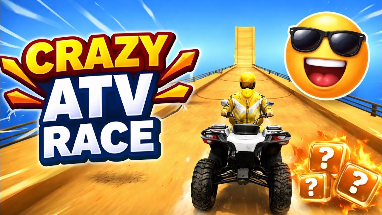 Fastest ATV Race Ever 🏎️ | Dangerous Sky Track Gameplay #gameplay 