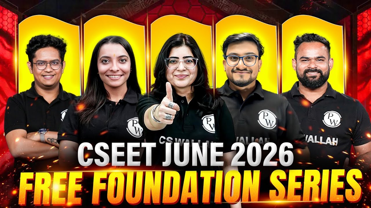 CSEET June 2026 | Free Foundation Series Teaser | Learn from the Best