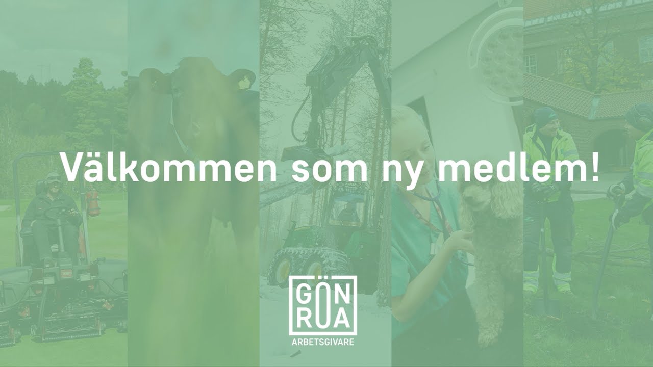 V&auml;lkommen som ny medlem - Gr&ouml;na arbetsgivare