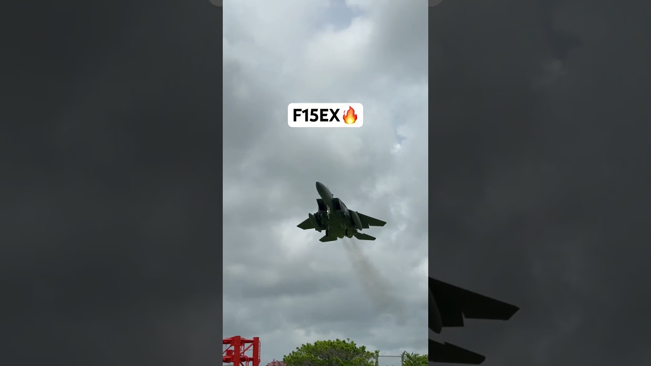 An F-15EX came to Kadena Air Base!#f15ex