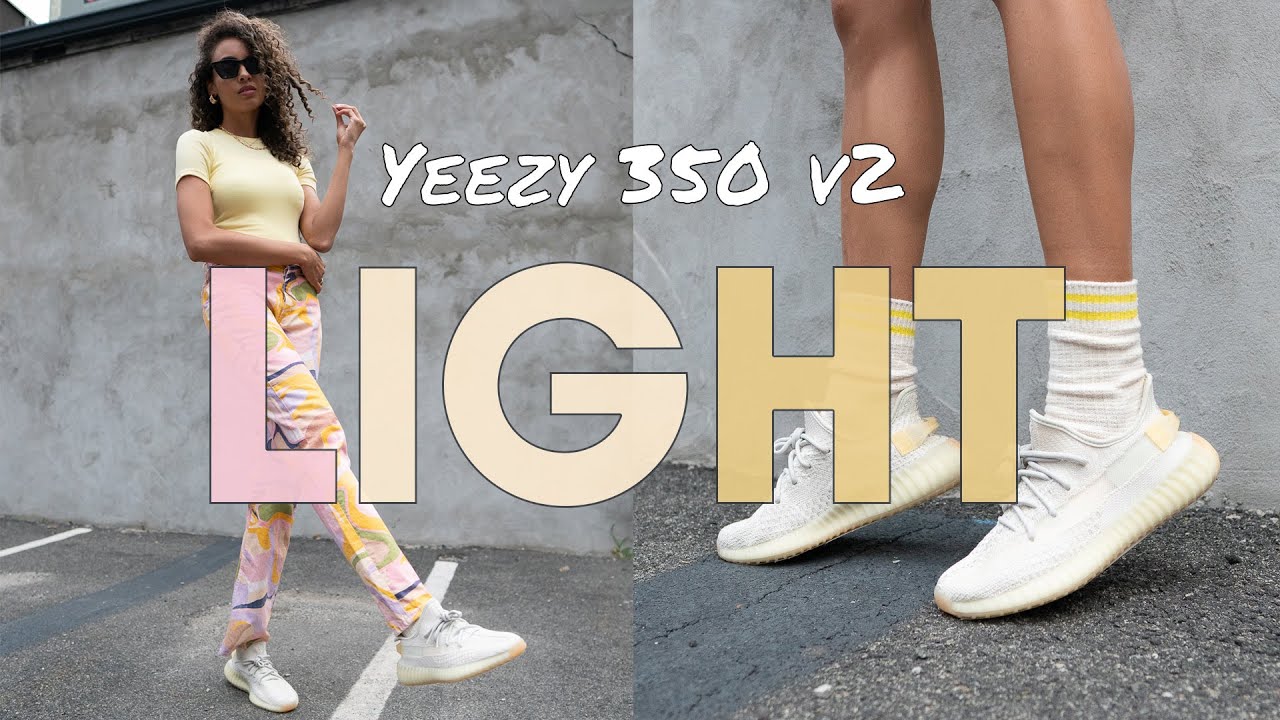 YEEZY 350 v2 LIGHT ON FOOT REVIEW and HOW TO STYLE: What’s The Difference?