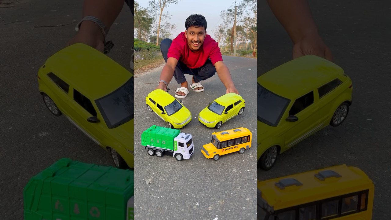 RC Container Truck and RC car rc bus