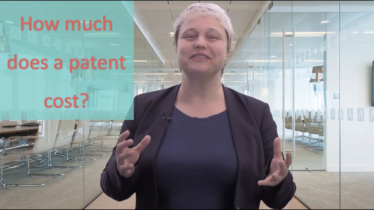 How much does a patent cost?