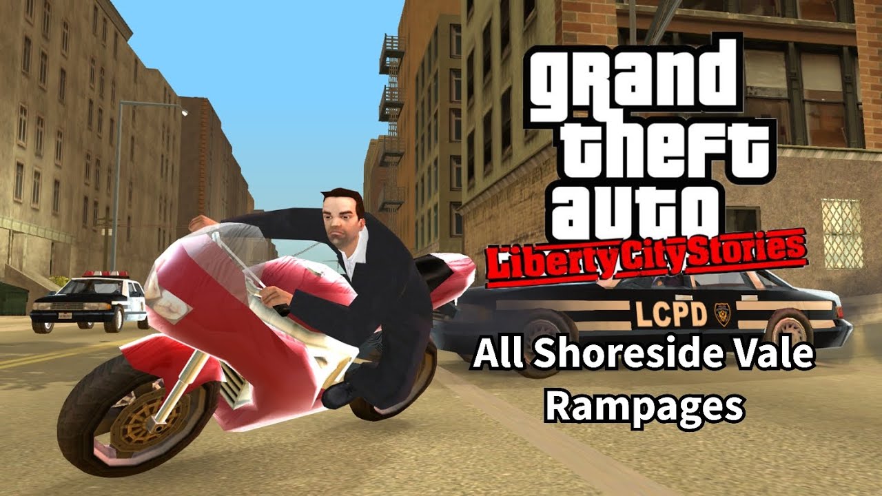 GTA Liberty City Stories (Android) - ALL Shoreside Vale Rampages