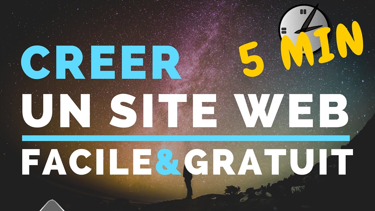 Comment cr&eacute;er un site internet en 5 min FACILE et GRATUIT!