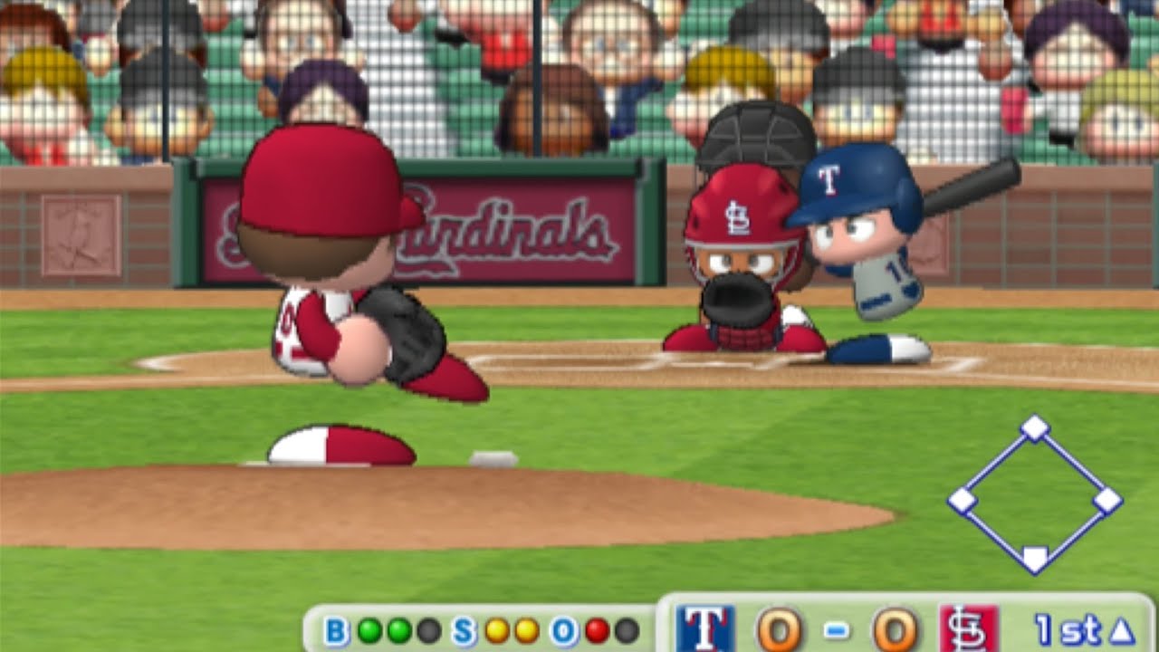 MLB Power Pros 2008 (PS2) - CPU vs. CPU Gameplay