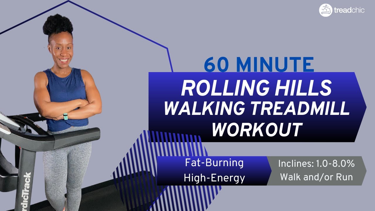 60 Minute Walking Treadmill Workout To Shed Pounds|Build Endurance and more