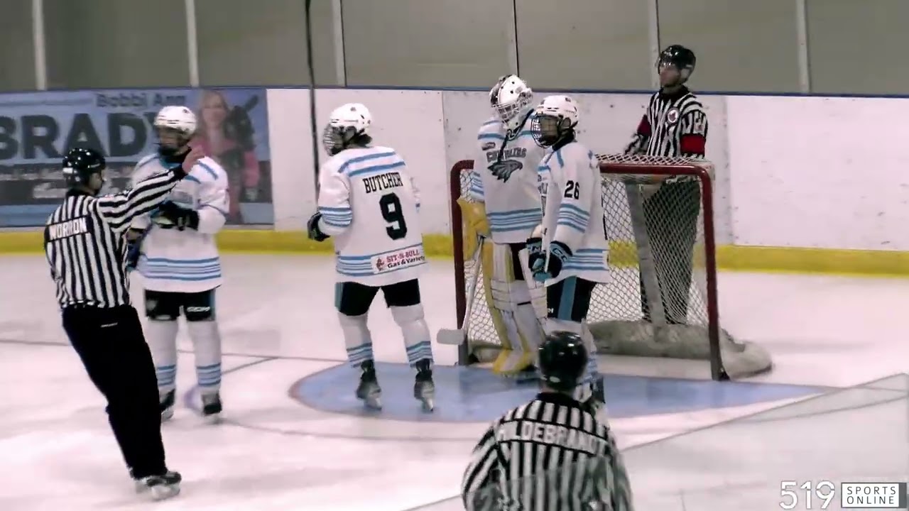GOHL - Stratford Warriors против Caledonia Corvairs