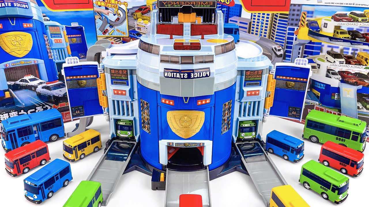 🚔Toy asmr🚔 Tomica World DX Police Station ASMR Satisfying with Unboxing ポリスステーション | Review Toys