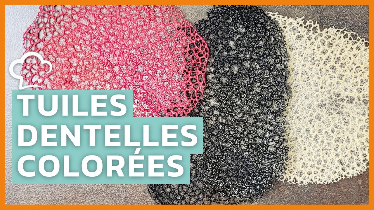 Tuiles Dentelles Colorées | Recette Food’Cuisine