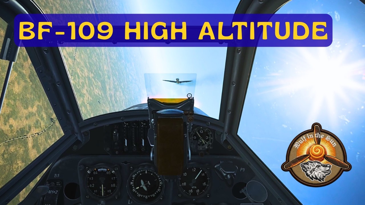 BF-109 F4: High Altitude Interception of Spitfires | IL-2 [No Voice]