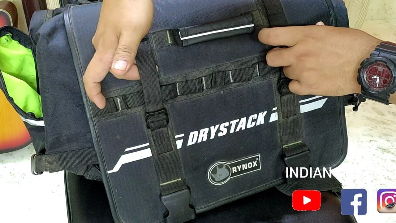 Best saddle bag for your motorcycle! | Rynox Drystacks long term usage review