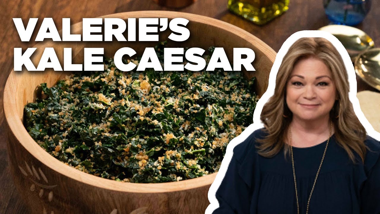 Valerie Bertinelli's Kale Caesar Salad with Garlicky Panko | Valerie's Home Cooking | Food Network