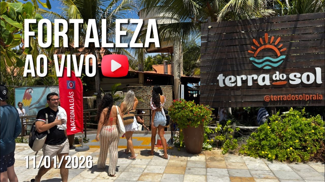Fortaleza AO VIVO &ndash; Praia do Futuro em Tempo Real! 🌊🇧🇷 (11/01/2026)