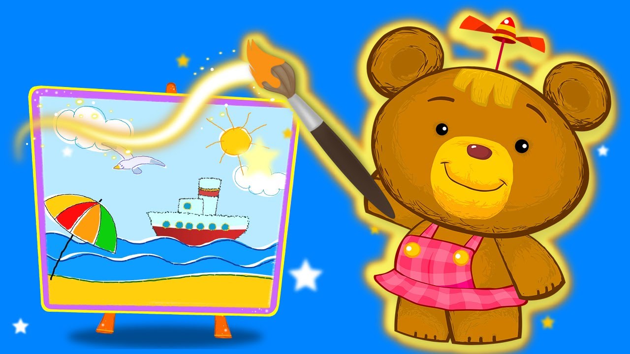 English Words & Stories For Kids | Bonnie & The Magic Brush | Speaking & Learning Sounds by ABC Fun