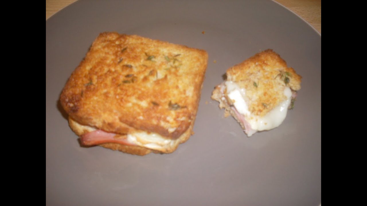 Recette du croque-monsieur au fromage de ch&egrave;vre - RECETTE FACILE