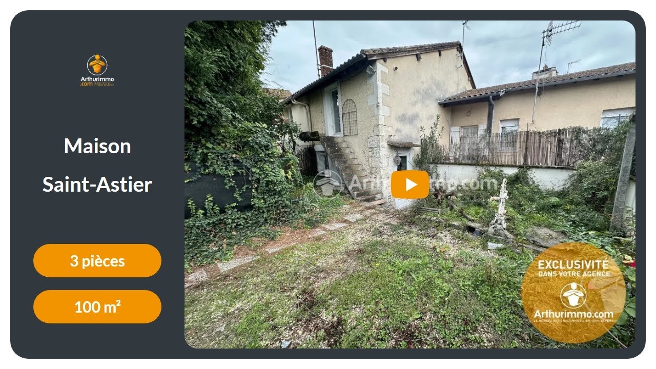 Vente Maison à SAINT-ASTIER - 107.000€