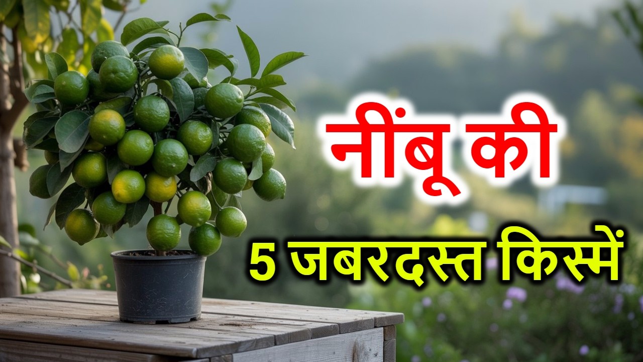 Top 5 Lemon Varieties – हर मौसम में नींबू से लदे रहेंगे पौधे
