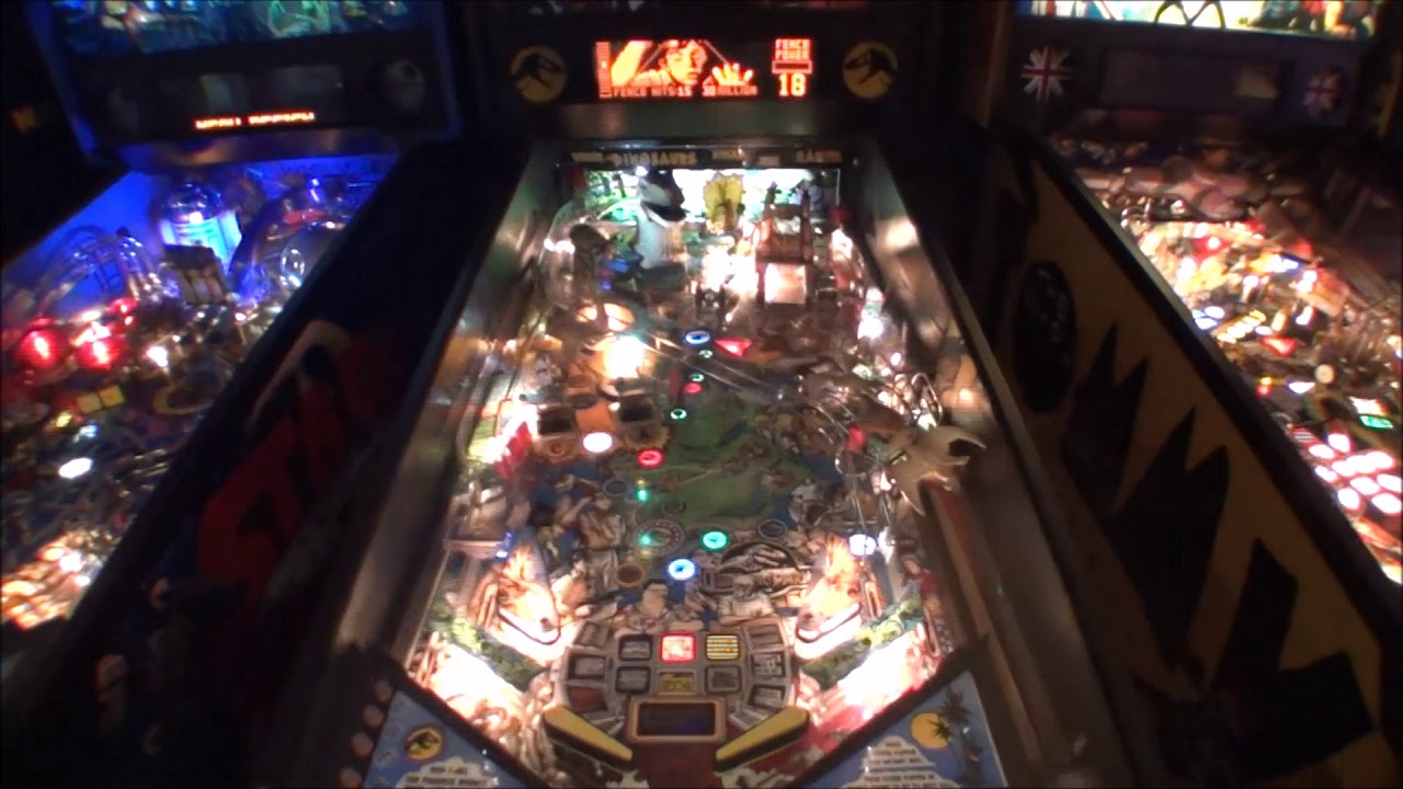 Data East Jurassic Park Pinball Machine With Pinsound