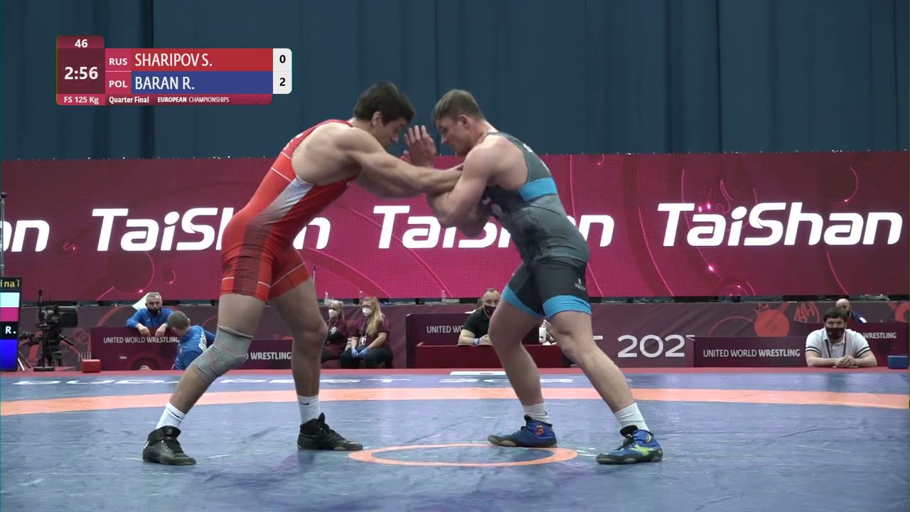 1/4 FS - 125 kg: S. SHARIPOV (RUS) v. R. BARAN (POL)