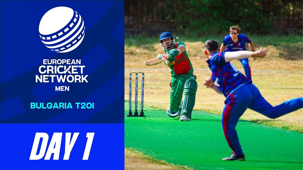 🔴 ECN Bulgaria T20I, 2025 | Day 1 | 10 Jul 2025 | T20 International Live European Cricket
