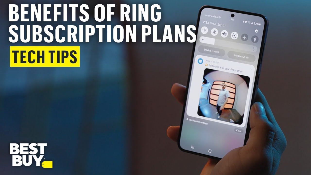 Benefits of the Ring Subscription Plans for Your Ring Battery Doorbell &ndash; Tech Tips from Best Buy