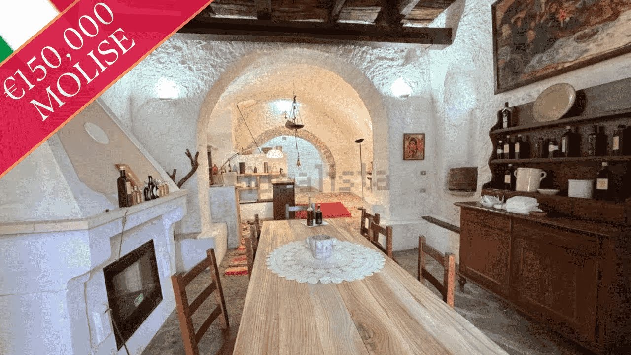 €150k MOLISE:15 ACRES w/800 OLIVE TREES Villa Countryside Farmhouse Character Fireplace Gazebo View