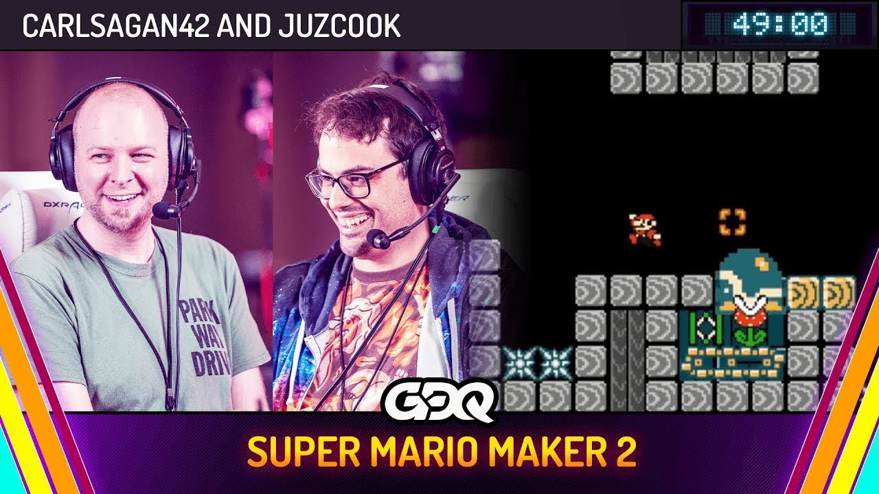 Mario Maker Troll Race Live with Juzcook at SGDQ2024!