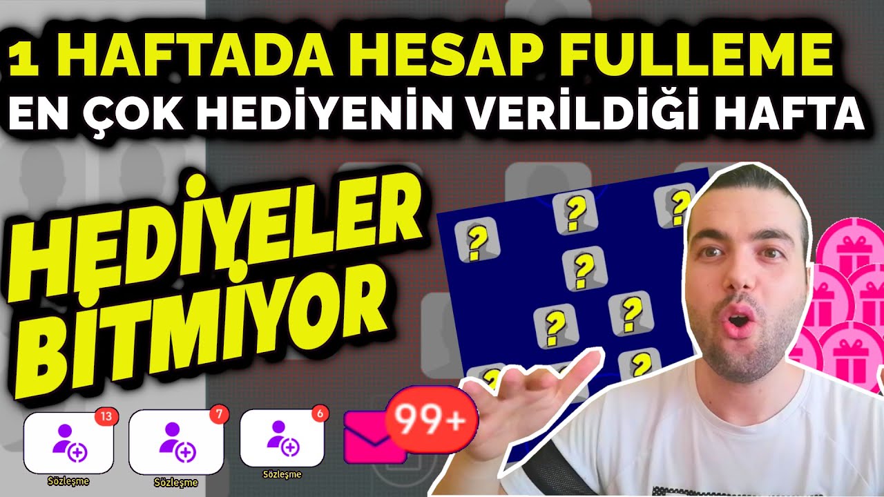 0 TL İLE 1 HAFTADA HESAP FULLEME #6 ⚽️ EN ÇOK HEDİYENİN VERİLDİĞİ HAFTA ( eFootball 2023 Mobile )