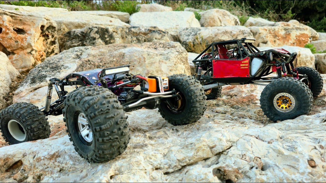 Rhino Yue One & INJORA Buggy - Hardcore Rock Crawling Session