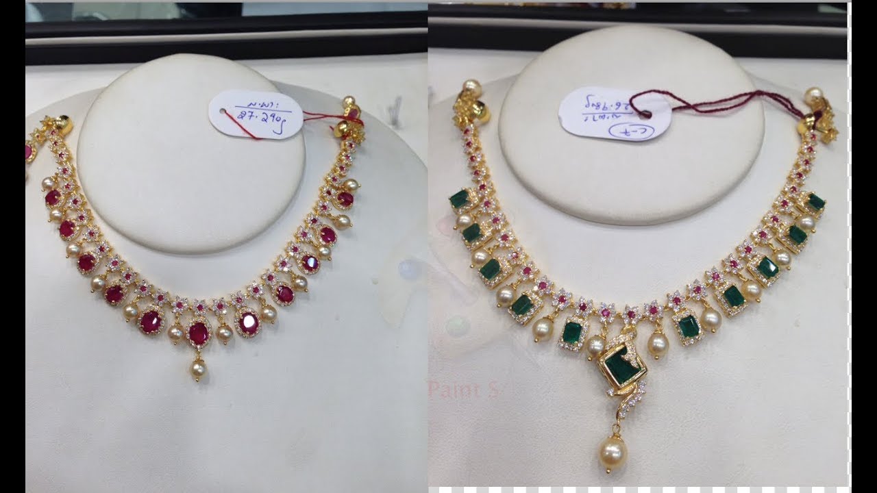 EPISODE=1024 Joy Alukkas New Design Gold Ruby Necklace Designs  2019