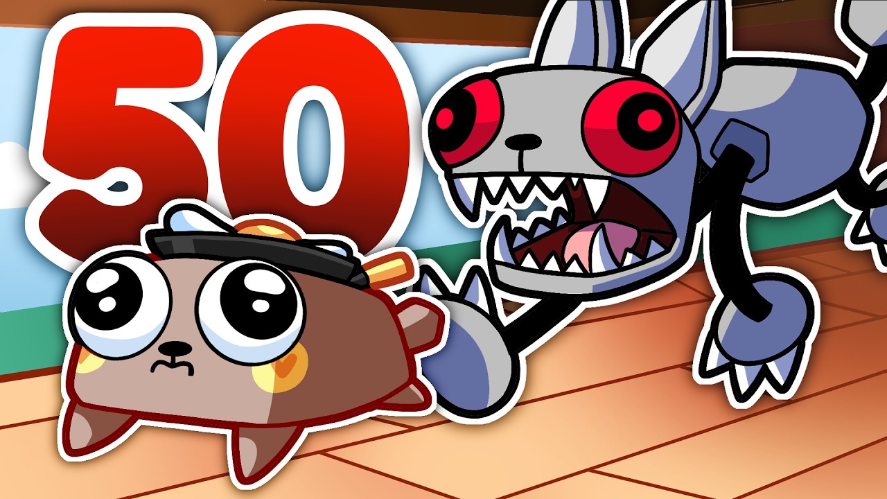 Dandy's World FLOOR 50 Challenge with BROKEN PEBBLE!!!