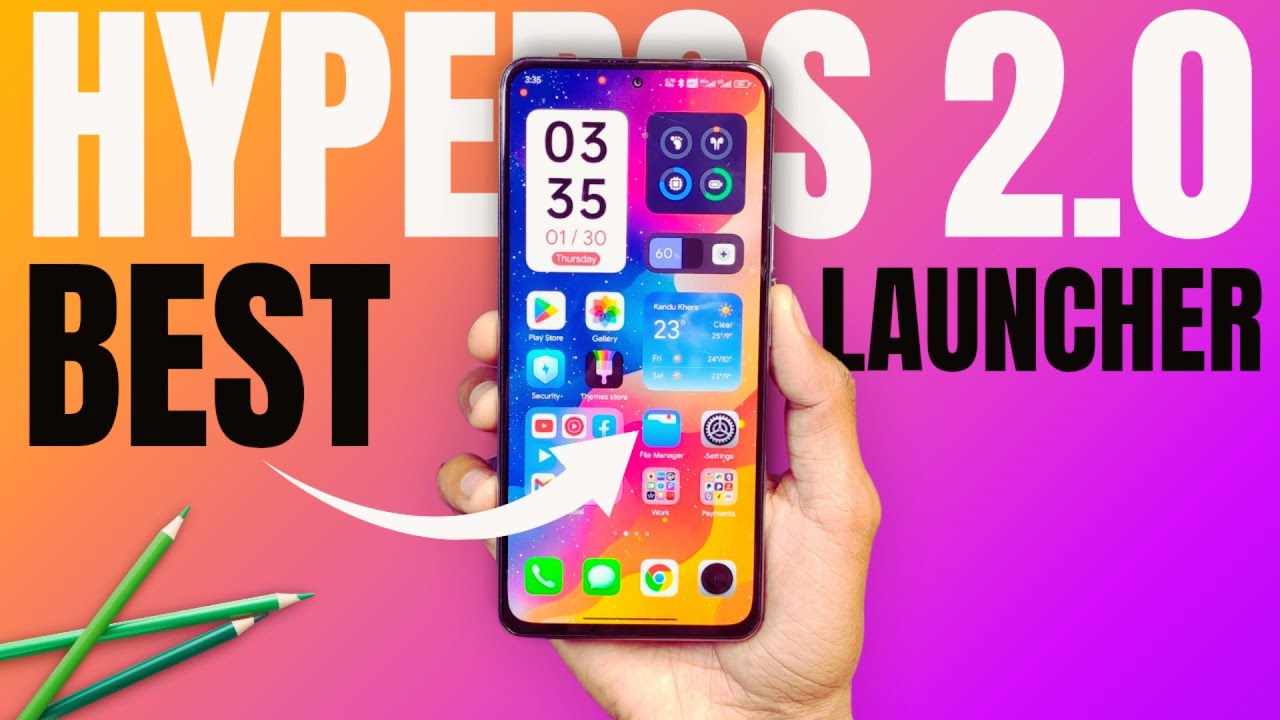 Best and Stable HyperOS 2.0 Official System Launcher for Xiaomi Phones 🚀Back Gesture Fixed ✅