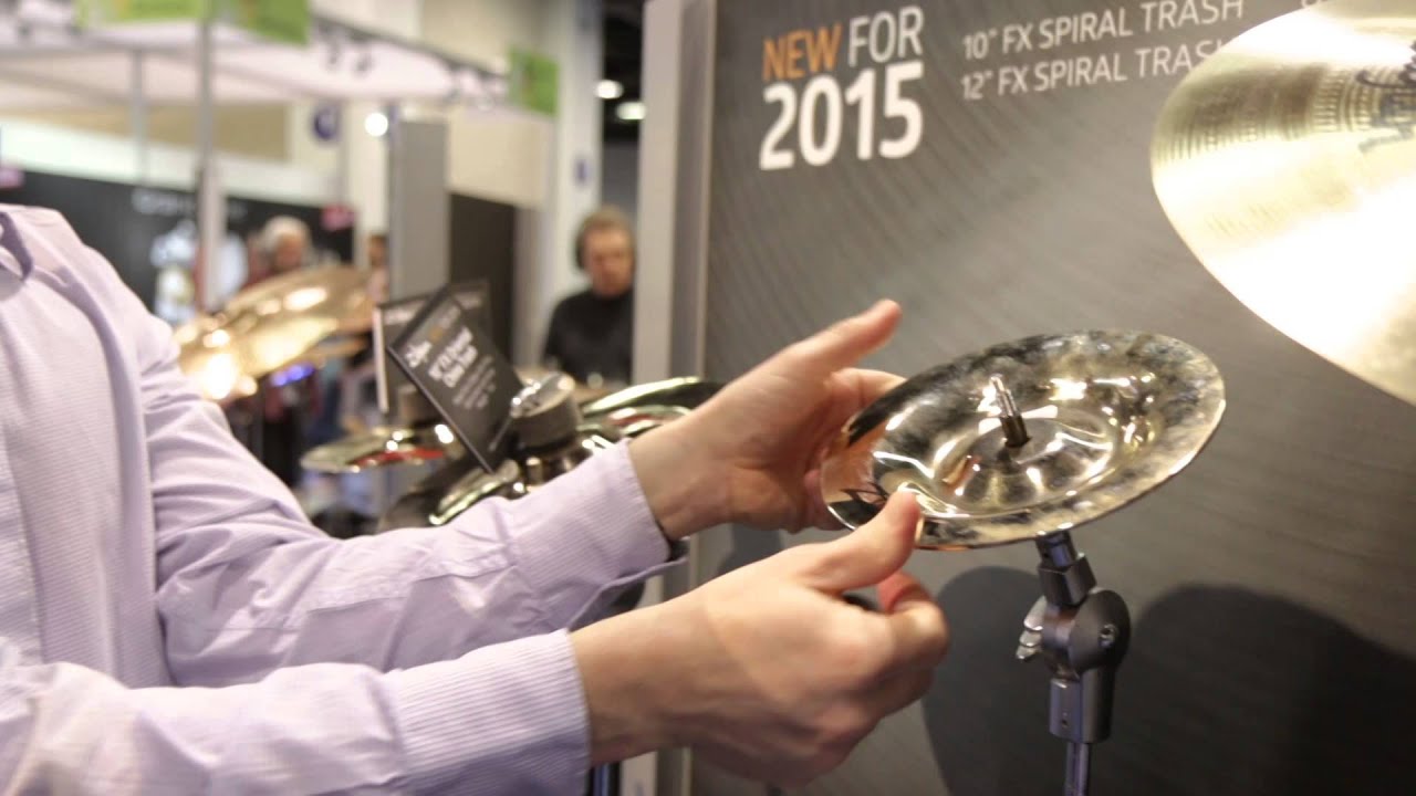 Guitar Center New from NAMM 2015 - Zildjian China Trash & Spiral Stacker Cymbals
