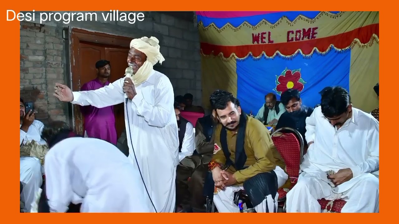 Desi Song || Baba Nazir Bhoya || Desi program Buden||چوھدری تقاس کے بھائی کی شادی کا پروگرام۔بڈھن