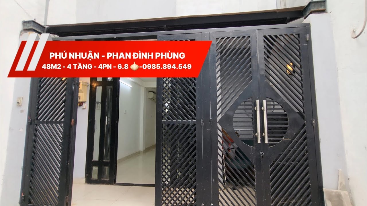 🏡 NHÀ ĐẸP KHU VIP PHAN ĐÌNH PHÙNG – PHÚ NHUẬN – 4PN – SÂN THƯỢNG – GIÁ 6.8 TỶ