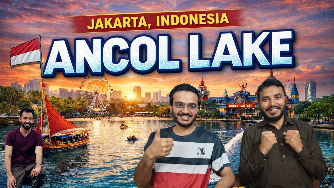 REACTION to Ancol Lake Jakarta Indonesia  Beauty Of Indonesia  Travel With Izhar   Travel with Izhar