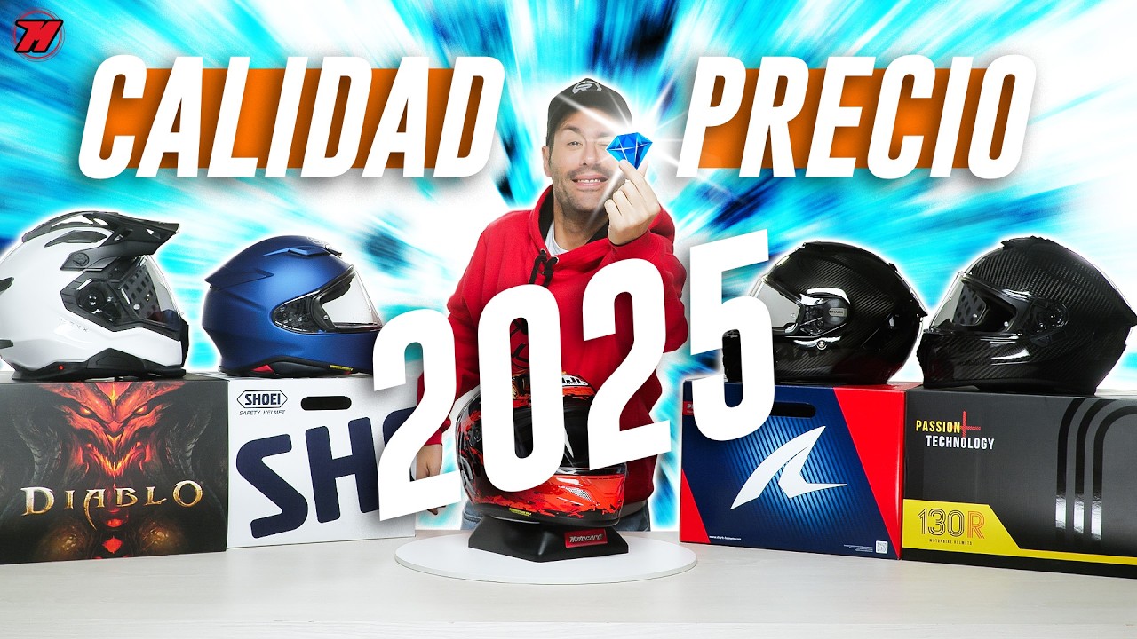 Mejores cascos de moto RELACIÓN CALIDAD PRECIO 2025 💰