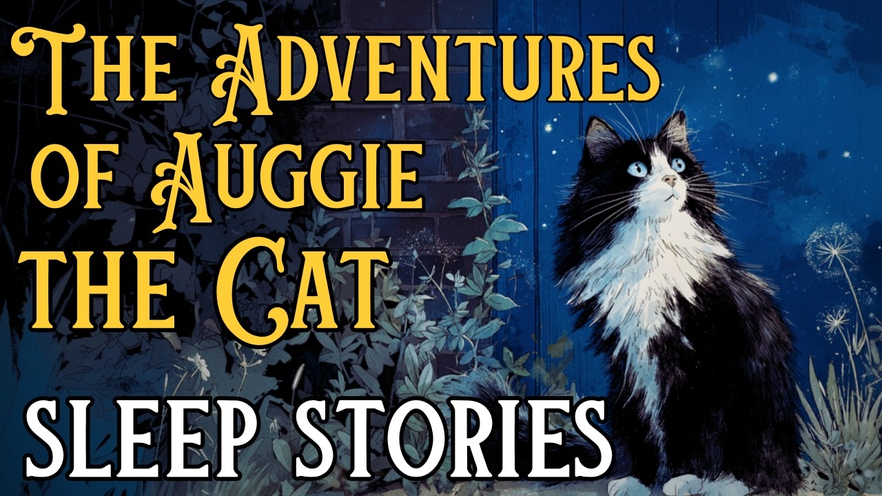 🐱BEST Sleep Stories Compilation: The Adventures of Auggie the Cat 🐱 Sleepy Cat Stories