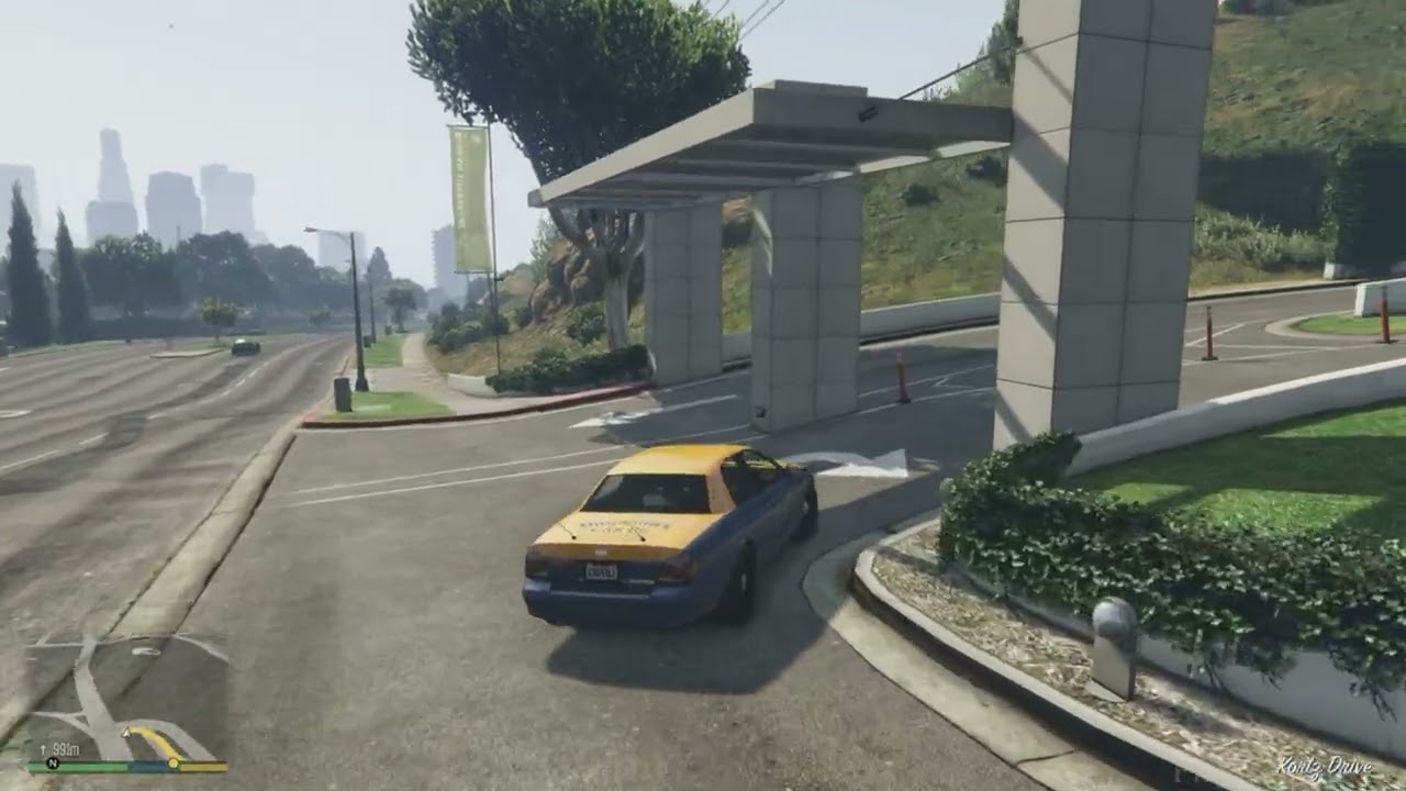 Trabajando como Taxista en GTA V 57# [PS4].