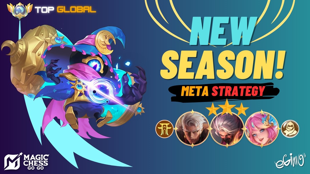 NEW SEASON! NEW CYCLOPS STRATEGY BUILD! 3 STAR HAYABUSA, YU ZHONG AND FLORYN! MAGIC CHESS GO GO