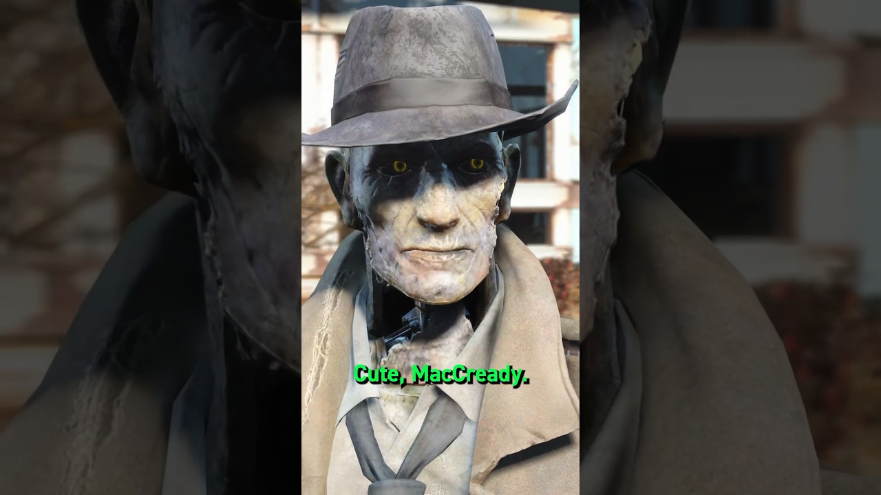 Ник Валентайн высмеивает всех в Fallout 4