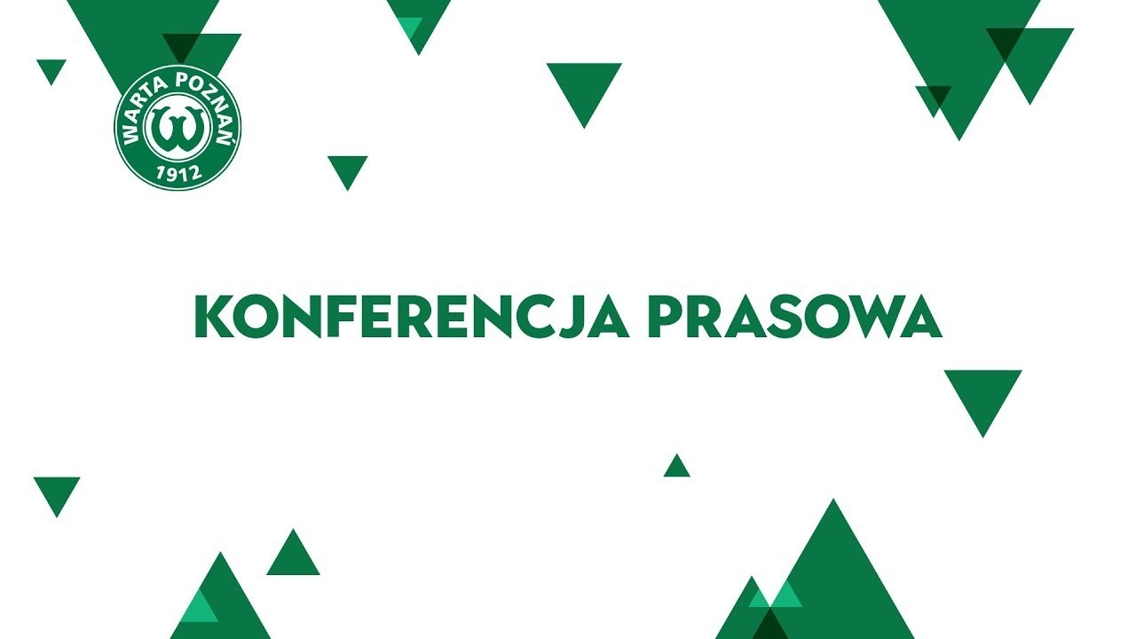 Konferencja prasowa przed meczem z Legią Warszawa