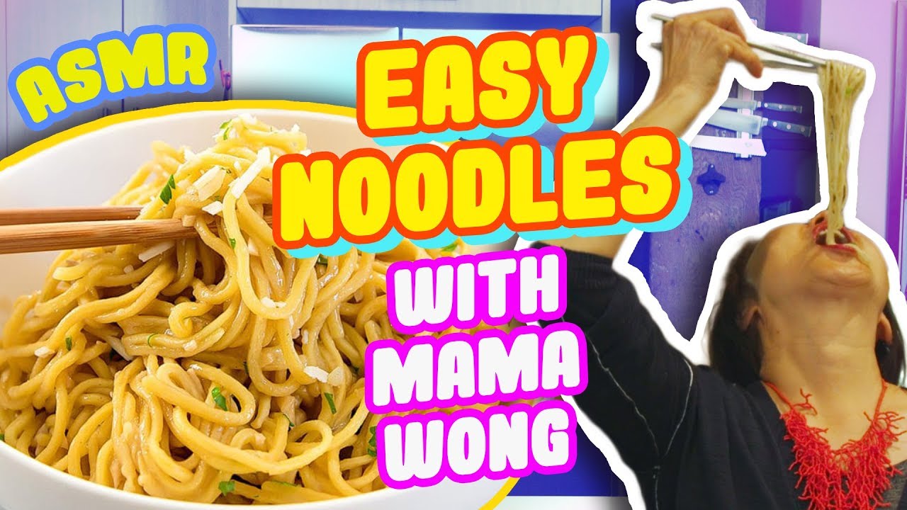 HOW TO MAKE EZ Noodles with Mama Wong | ASMR Cooking | Feast of Fiction