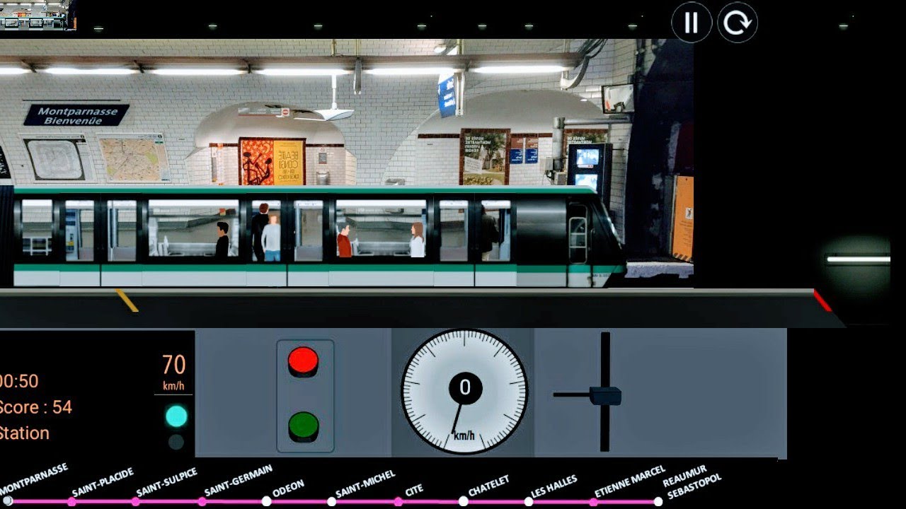 #Parismetrosimulator                                      #2 paris metro simulator Gameplay Metro 4