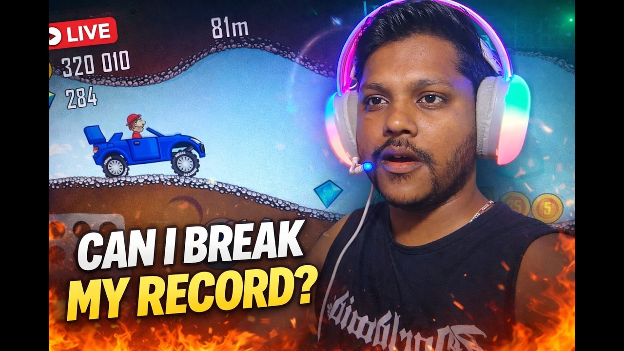 Hill Climb Racing LIVE 🔴 | Can I Beat My Highest Score 🏆