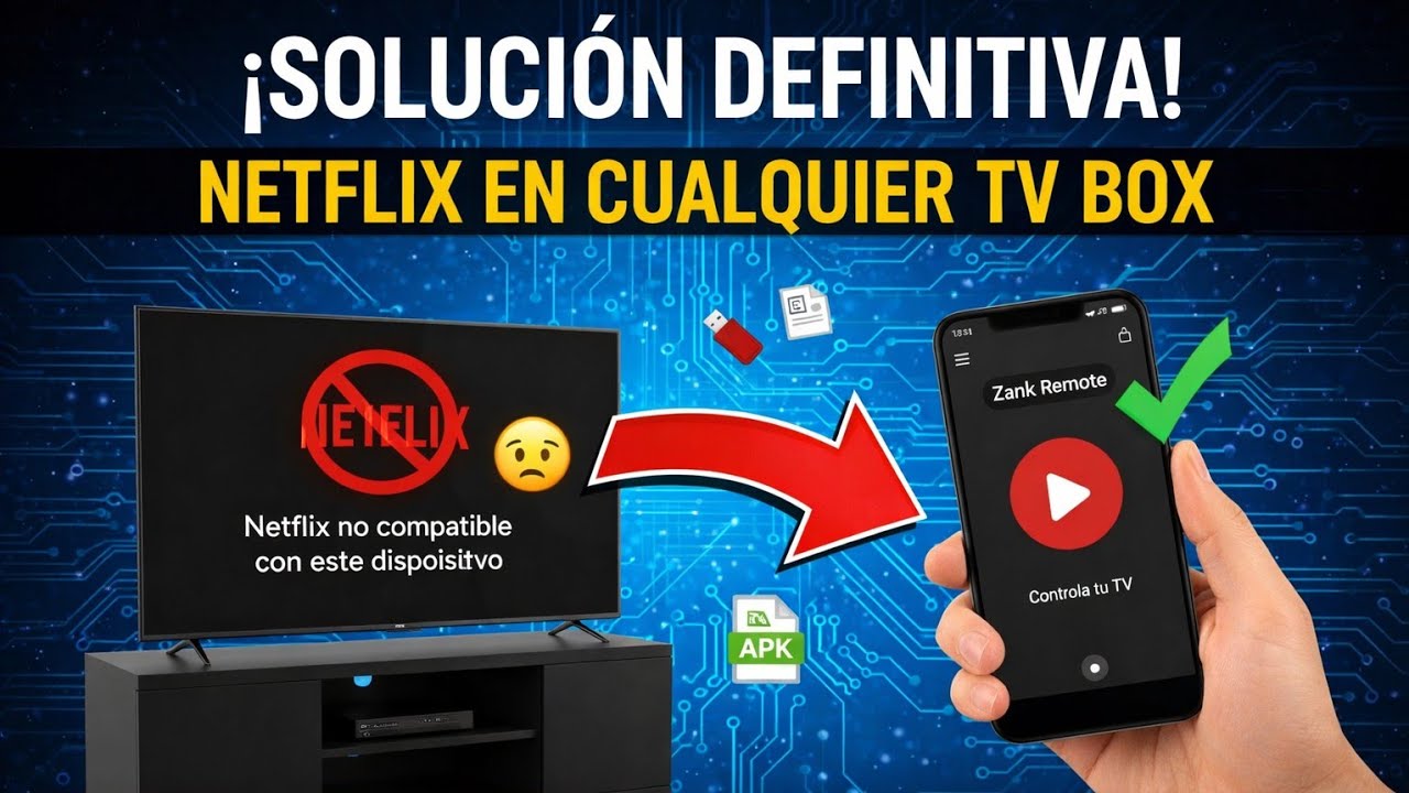 Netflix NO COMPATIBLE en TV Box 🚫 &iexcl;SOLUCI&Oacute;N DEFINITIVA Paso a Paso!