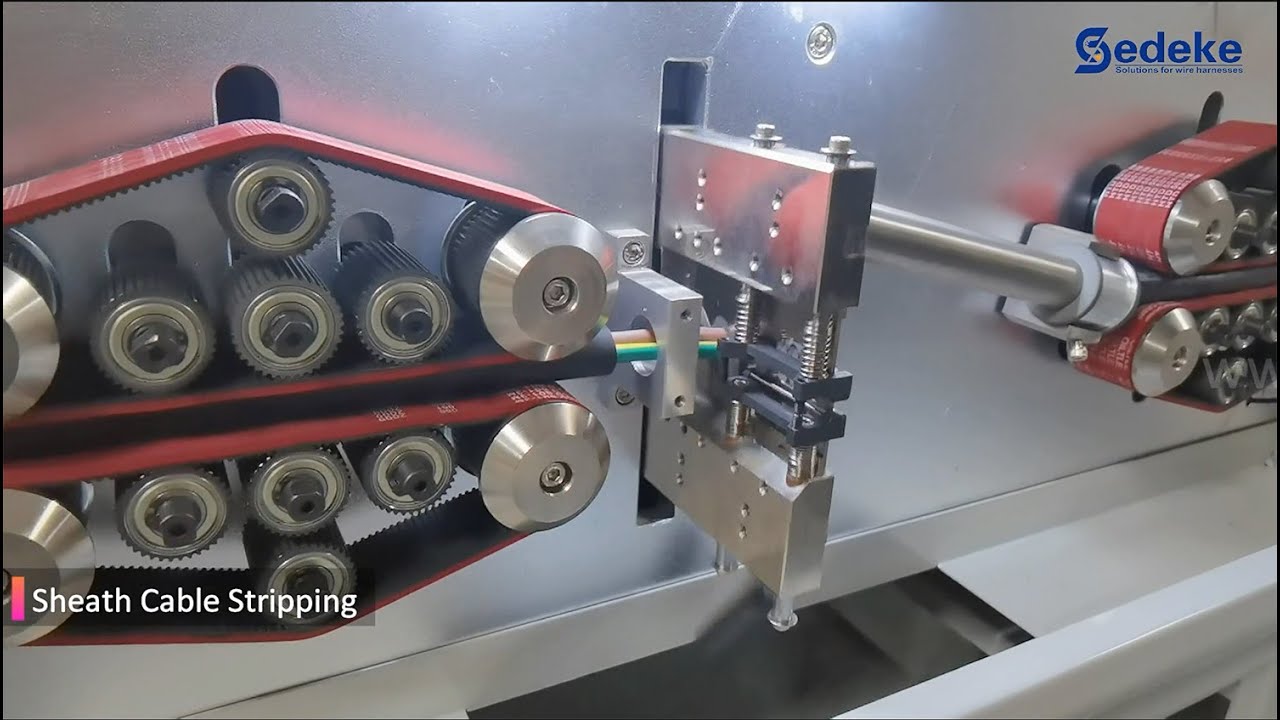 Sheathed Cable Cutting Stripping Machine / Multi-core cables Stripping