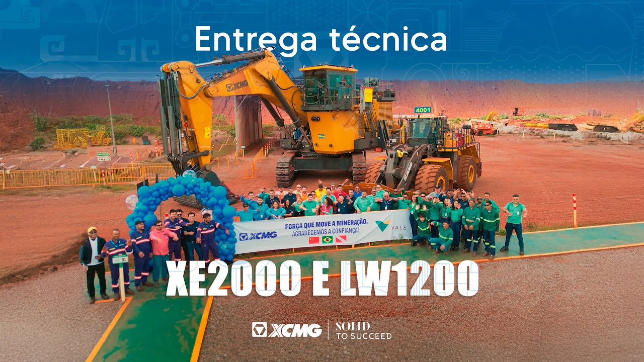 #TBT - XCMG entrega duas super-máquinas para Vale